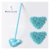 180 Degree Triangle Retractable Blue Wet and Dry Mop Strong Water Absorption for Cleaning Glass Floors Walls Furniture and Ceilings Versatile Cleaning Tool for Home and Office (Blue Mop Size) view 1