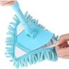 180 Degree Triangle Retractable Blue Wet and Dry Mop Strong Water Absorption for Cleaning Glass Floors Walls Furniture and Ceilings Versatile Cleaning Tool for Home and Office (Blue Mop Size) view 2