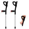 10 Levels of Height Adjustable Forearm Crutches,Crutches for Walking with Arm Support,Crutches for Adults with Rubber Handles,Comfortable Grip and Wear-Resistant,Medical Mobility Accessories It's so view 1