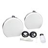 Didiseaon Lens Case Travel Portable Lenses Holder Box for Contact Lens Storage White for Daily Use and Traveling view 1