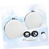 Didiseaon Lens Case Travel Portable Lenses Holder Box for Contact Lens Storage White for Daily Use and Traveling view 2