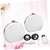 Didiseaon Lens Case Travel Portable Lenses Holder Box for Contact Lens Storage White for Daily Use and Traveling view 3