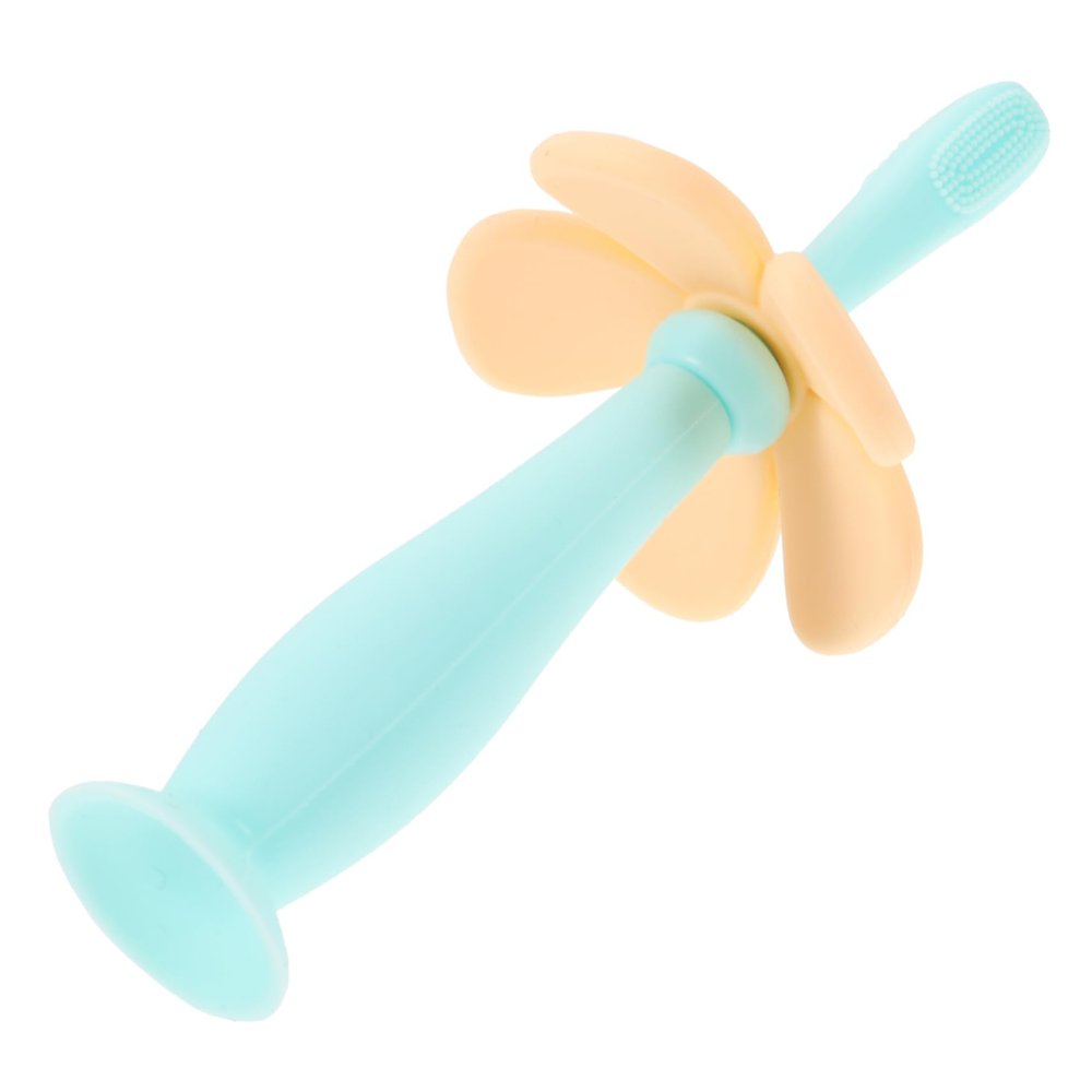 Beaupretty Silicone Toothbrush Manual Protective Baffle Training Toothbrush for Boy Girl Boys and Girls Soft Bristles for Oral Care