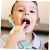 Beaupretty Silicone Toothbrush Manual Protective Baffle Training Toothbrush for Boy Girl Boys and Girls Soft Bristles for Oral Care view 2