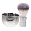 Didiseaon Beard Brush Set Shaving Bowl Double Layer Steel Bowl Insulated Mug Traditional Shaving Kit Random Color view 1