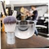 Didiseaon Beard Brush Set Shaving Bowl Double Layer Steel Bowl Insulated Mug Traditional Shaving Kit Random Color view 2