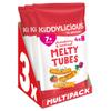 Kiddylicious Strawberry & Beetroot Melty Tubes - Delicious Snacks for Kids - Suitable for 7+ Months - 3 Packs of 4 (12 Total) view 1