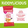 Kiddylicious Strawberry & Beetroot Melty Tubes - Delicious Snacks for Kids - Suitable for 7+ Months - 3 Packs of 4 (12 Total) view 4