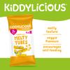 Kiddylicious Sweetcorn Melty Tubes - Delicious Snacks for Kids - Suitable for 7+ Months - 3 Packs of 4 (12 Total) view 4