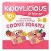 Kiddylicious Strawberry, Banana & Beetroot Cookie Squares - Delicious Snacks for Kids - Suitable for 18+ Months - 6 Packs of 6 (36 Total) view 3