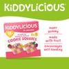 Kiddylicious Strawberry, Banana & Beetroot Cookie Squares - Delicious Snacks for Kids - Suitable for 18+ Months - 6 Packs of 6 (36 Total) view 4