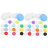COLLBATH 24pcs Small Lens Case for Contacts Portable Pocket Storage Box Design for Women for Daily Use and Travel view 1