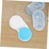 COLLBATH 24pcs Small Lens Case for Contacts Portable Pocket Storage Box Design for Women for Daily Use and Travel view 2