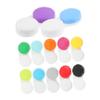 COLLBATH 24pcs Small Lens Case for Contacts Portable Pocket Storage Box Design for Women for Daily Use and Travel view 4