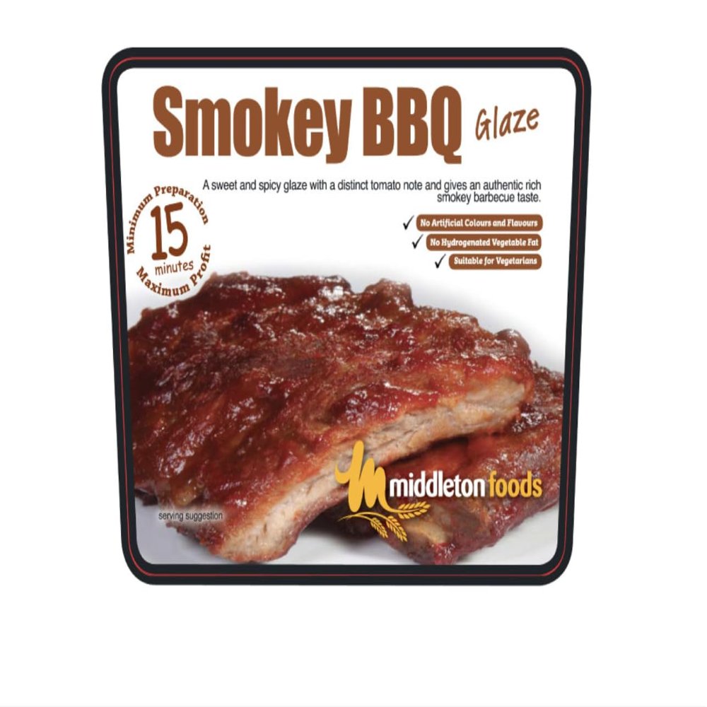 15 Minute Meat & Vegetable Glaze Marinade Seasoning Spice Mix - Choose your flavour! (1kg Resealable Pouch, Smokey BBQ)