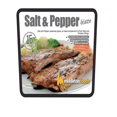 15 Minute Meat & Vegetable Glaze Marinade Seasoning Spice Mix - Choose your flavour! (1kg Resealable Pouch, Salt & Pepper)