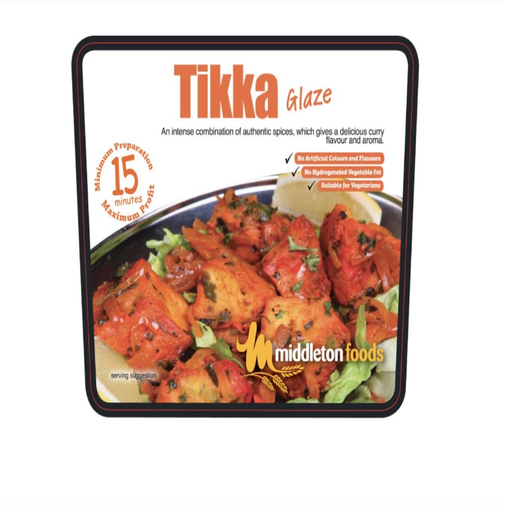 15 Minute Meat & Vegetable Glaze Marinade Seasoning Spice Mix - Choose your flavour! (1kg Resealable Pouch, Tikka)