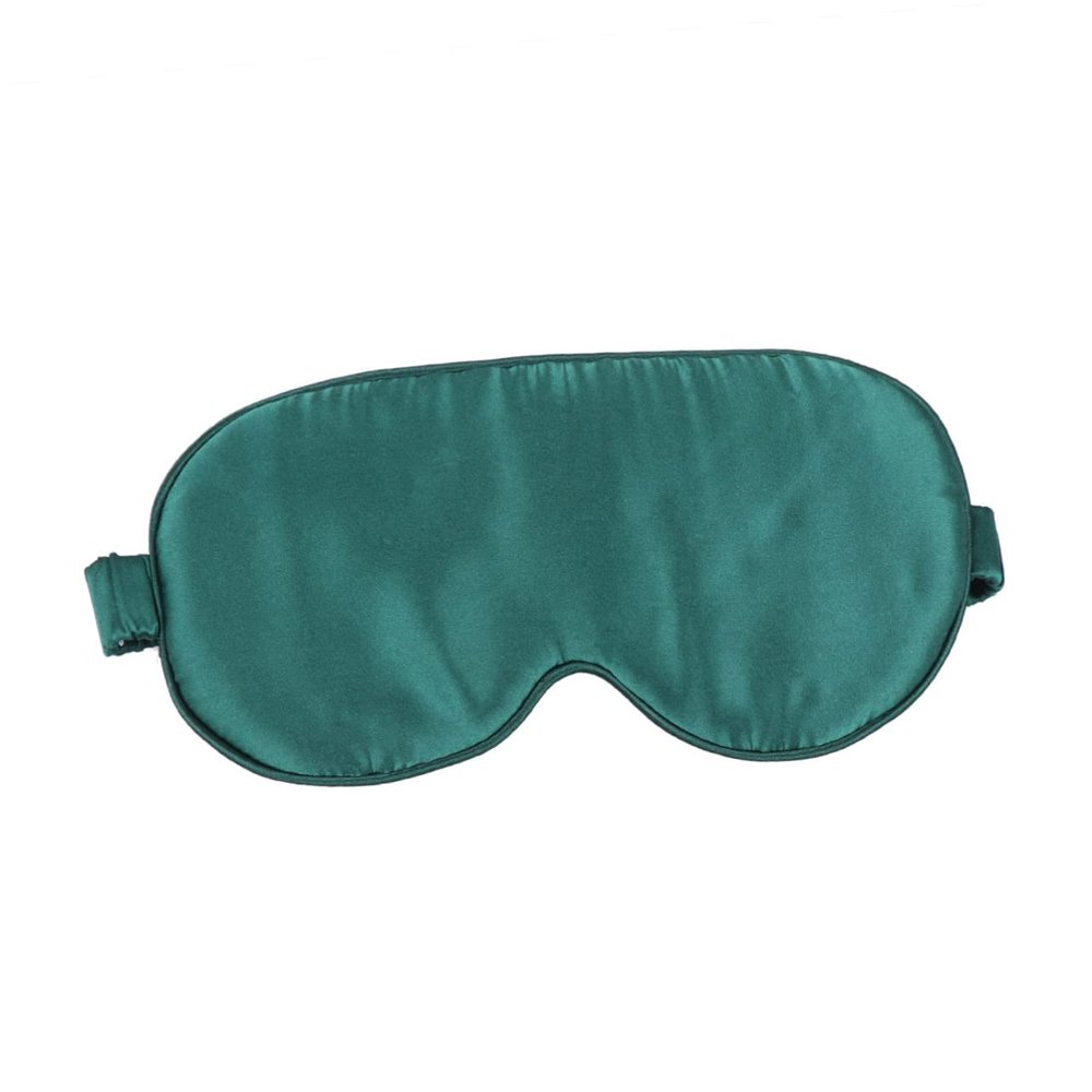 FRCOLOR Sleeping Eye Mask Natural Silk Eye Shade Silk for Men and Women, Breathable and Comfortable Sleep Mask Blocks Light with Soft Material for Home and Train Use