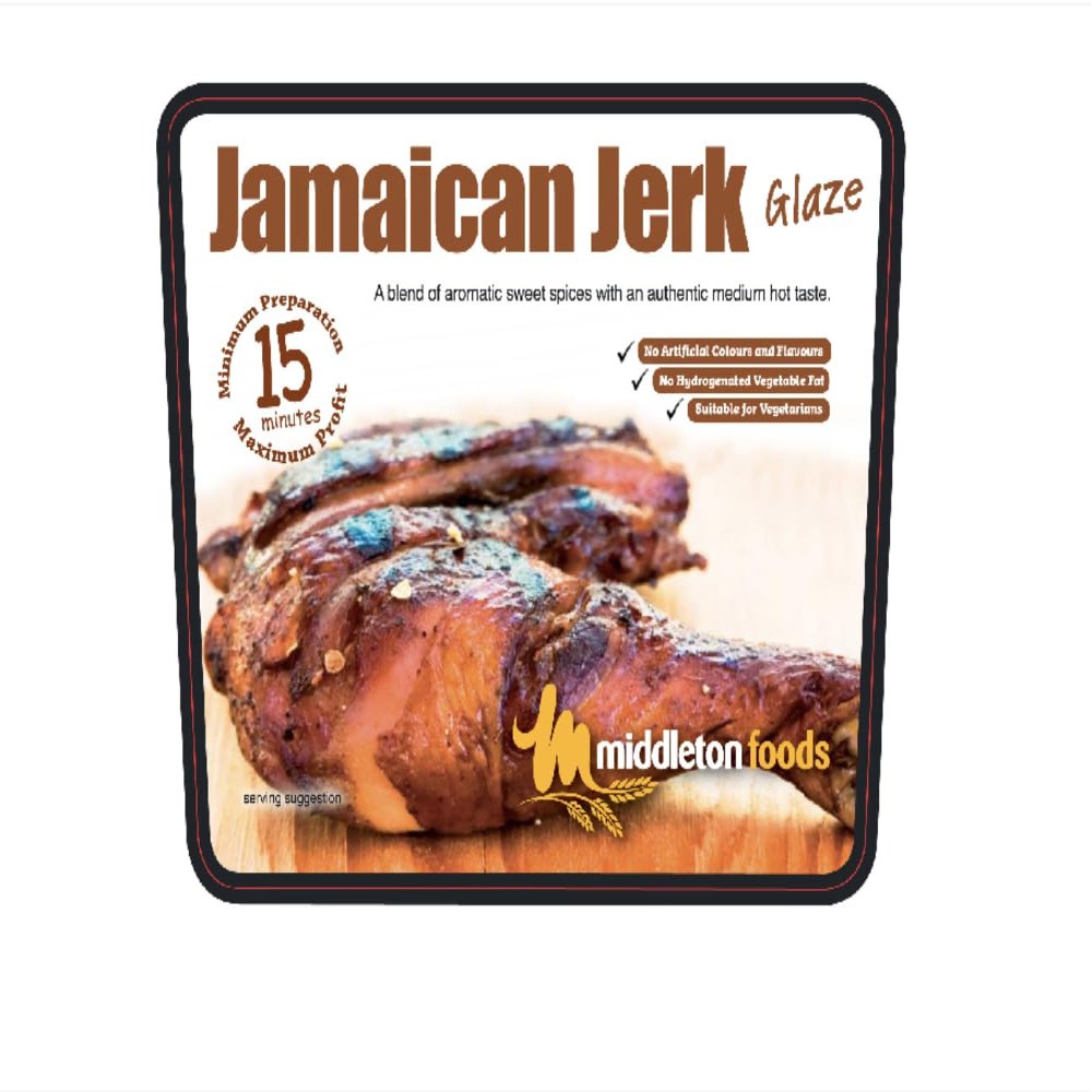 15 Minute Meat & Vegetable Glaze Marinade Seasoning Spice Mix - Choose your flavour! (1kg Resealable Pouch, Jamaican Jerk)