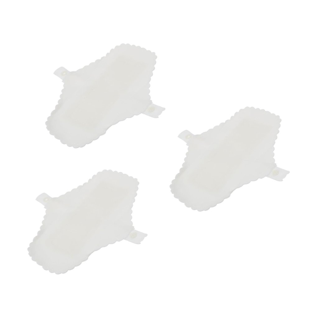 FOYTOKI 3pcs Washable Menstrual Cloth Sanitary Napkins Breathable Cotton Liners Waterproof Layer for Postpartum Use Reusable Puerpera Panties Liner