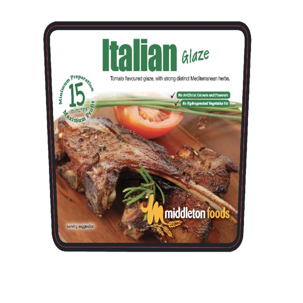15 Minute Meat & Vegetable Glaze Marinade Seasoning Spice Mix - Choose your flavour! (400g Resealable Pouch, Italian)