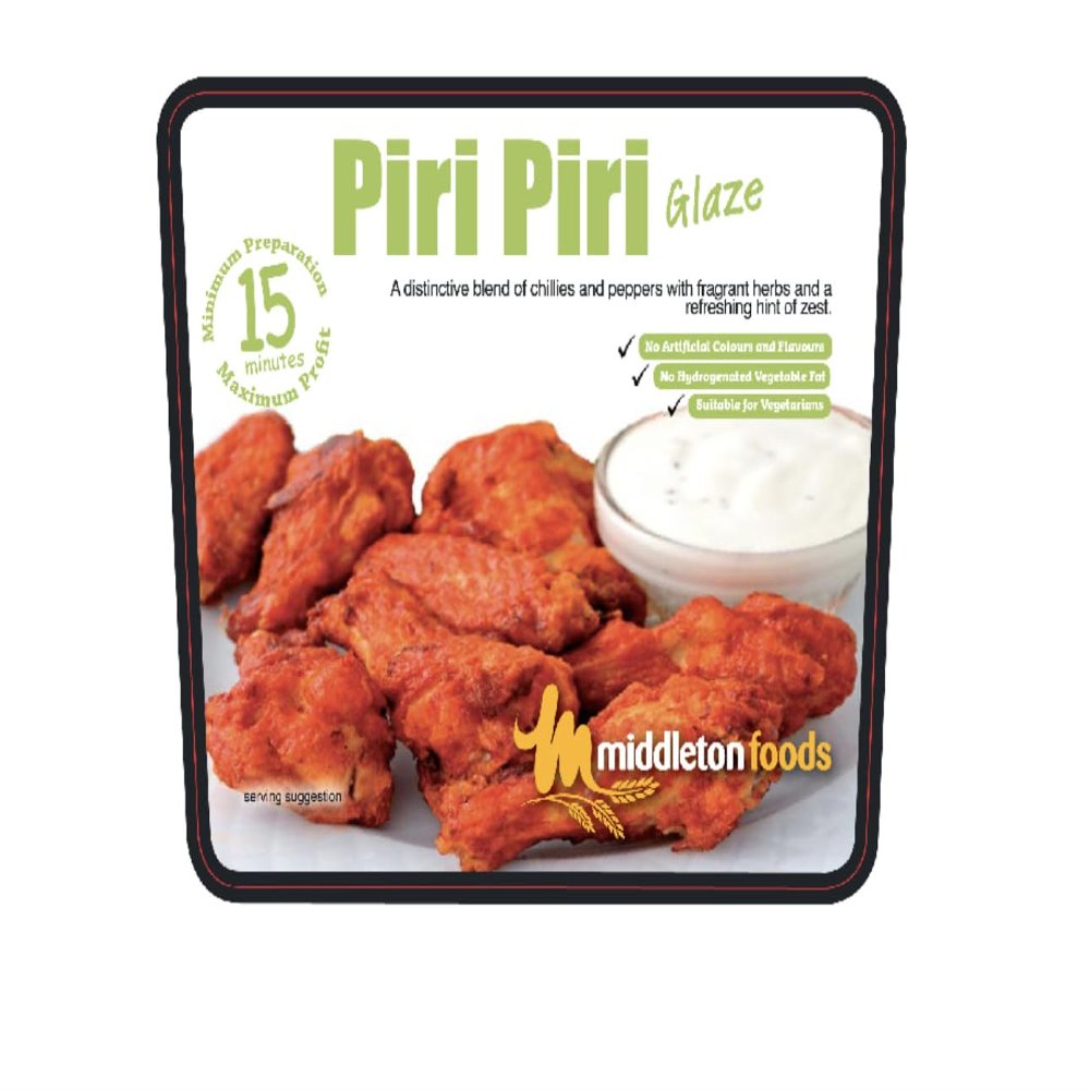 15 Minute Meat & Vegetable Glaze Marinade Seasoning Spice Mix - Choose your flavour! (400g Resealable Pouch, Piri Piri)