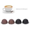 Aluminum Foil Coffee Capsule Sticker Lids for Reusable Pods, 100 Foils, 4 Capsules, Pods Kit, Temperature Resistant Eco-Friendly Sealing, Rich Oils view 4