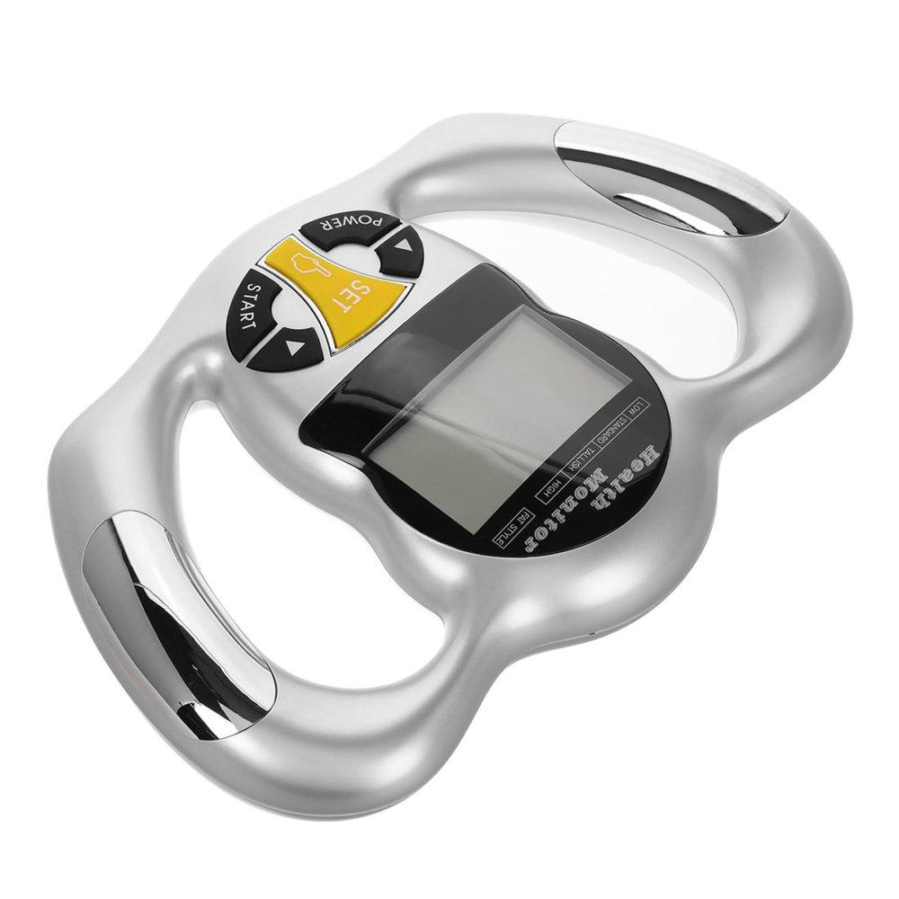 FRCOLOR Handheld Body Fat Analyzer Measuring Tool for Fitness Tracking Accurate Bmi Calculation Digital Display Portable Fat Measurement Device