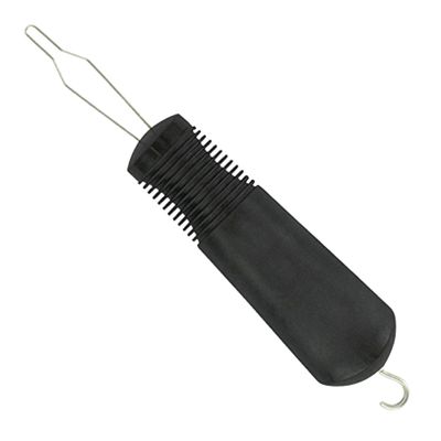 minkissy Quick Button Hook Zipper Pull Assistant Dressing Aid Tool One-Handed Iron Abs Plastic Easy to Use
