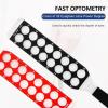 Optical Retinoscopy Rack for Quick Examination of Diopter Spectacles - 32 Lenses, Red for Myopia Black for Hyperopia - Optometry, Glasses Testing view 2
