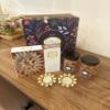 Ghasitaram Gifts Jaiccha Hamper Box of Kaju Katli,2 Jars of Mixed dryfruits, Flavour Raisins and t-Lights|Gift for Diwali,Holi,Valentine,Birthday,Anniversary,Gift for Her,Him,Mothers Day,Fathers Day| view 1