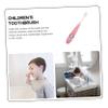 FOYTOKI Children Tooth Brush Kid Toothbrush with Storage Bucket Supple Bristles Safe for Kids Teeth Simple Shape for Babies and Children view 2