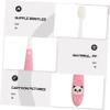 FOYTOKI Children Tooth Brush Kid Toothbrush with Storage Bucket Supple Bristles Safe for Kids Teeth Simple Shape for Babies and Children view 3
