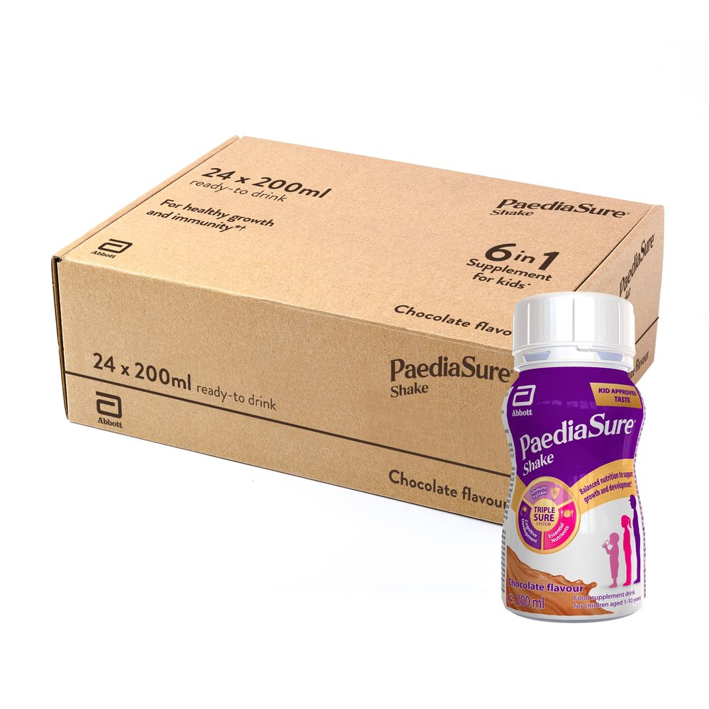 Kids Multivitamin Chocolate Drink - Ready-To-Drink Bottles - 24 x200ml - with 26 Vitamins & Minerals  Multivitamins with Vitamin D, Magnesium & Protein  Vegetarian & Gluten Free- by PaediaSure Shake