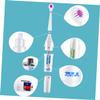 Beaupretty Electric Toothbrush Replacement Heads 3 Pack Waterproof Soft Bristle Brush Heads Made of Plastic and Nylon for Adults and Children Oral Care Random Color view 2