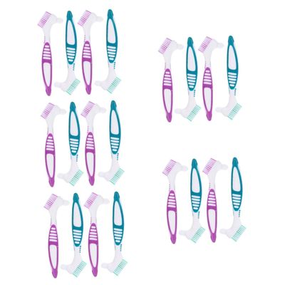 HAPINARY 20pcs Brush Turtle Shell Cleaning Brush Aquatic Double Sided Tortoise Scrubber Tool Fish Tank Cleaning Remover Tool for Hard