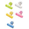 Healvian 5pcs Rolling Toothpaste Squeezer Dispenser Suction Cup Wall Mount Holder for Bathroom Home Travel Hygiene Random Color view 1