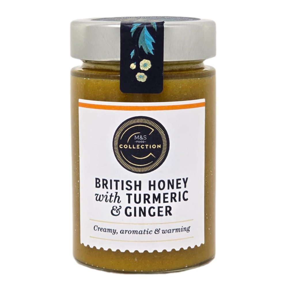 British Honey with Ginger & Turmeric by M&S, 250g (1 Pack)