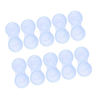 Didiseaon 10pcs Lens Cases Tight Seal Compact and Lightweight Travel Case for Contact Lenses Easy to Use for Daily Life Outdoor Activities
