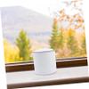 COLLBATH Enamel Bucket White Large Capacity Acid Resistant Rice and Water Storage Container Wear Resistant Easy to Carry Suitable for Kitchen and Outdoor Use view 2