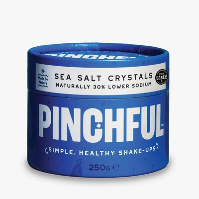 Pinchful Sea Salt Crystals  30% Lower Sodium, Mineral-Rich, 250g, All-Natural Salt from the Atacama Desert