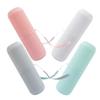 HOMOCONO 4pcs Portable Travel Toothbrush Organizer and Toothpaste Holder with Good Protection Effects, Sturdy Pp Material, for Bathroom Counter and Hotel Use view 1