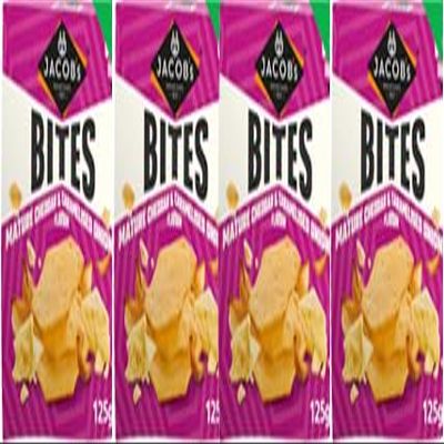 Bites Mature Cheddar & Onion Crackers, 4 x 125g,antalisingly Tasty These mighty cracker bites make every moment full of mmmmm... Generously seasoned with tangy mature cheddar and sweet caramel