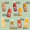 PRESSUICE Summer Variety Pack Juice Smoothie 250 ml - Fruit Mix 12 bottles- Pure Apple Semi Sweet Strawberry Orange Mango Grapefruit Pineapple Pear Coconut Milk - Drink From Fresh Press NFC Juice view 3