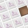 Burmont's Premium Gender Reveal Baby Shower Christening GIRL Chocolate Neapolitans (25 Chocolates) view 1