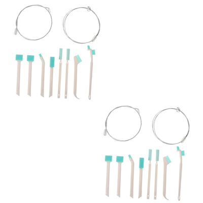 Ciieeo 2 Sets Ice Maker Gap Brush Ice Machine Cleaner Kit Cleaning Brush for Home Use Cleaning Tool Set