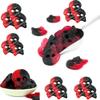 Bubbs Vegan Large Liquorice & Raspberry Skulls Sweets (500g) view 3
