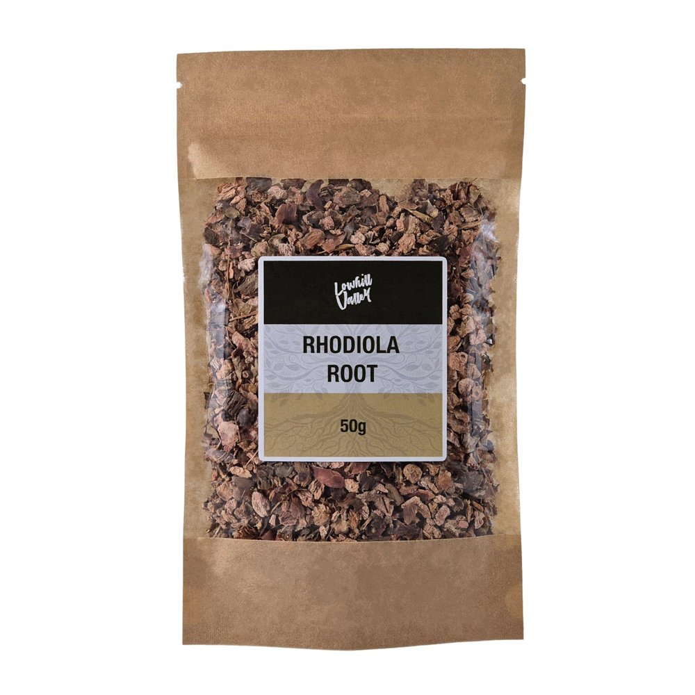 Lowhill Valley Rhodiola Root Rhodiola Rosea Herbal Tea - Boost Energy and Focus Naturally - 100% Pure Rhodiola Root Arctic Root No Additives or Preservatives 50g