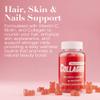True Health Collagen Gummies with Vitamin C and Biotin  Peach Flavored, Without Sugar or Gluten, Collagen Gummies for Women and Men  Multivitamins Supports Hair, Skin & Nails  60 Units per Bottle view 2