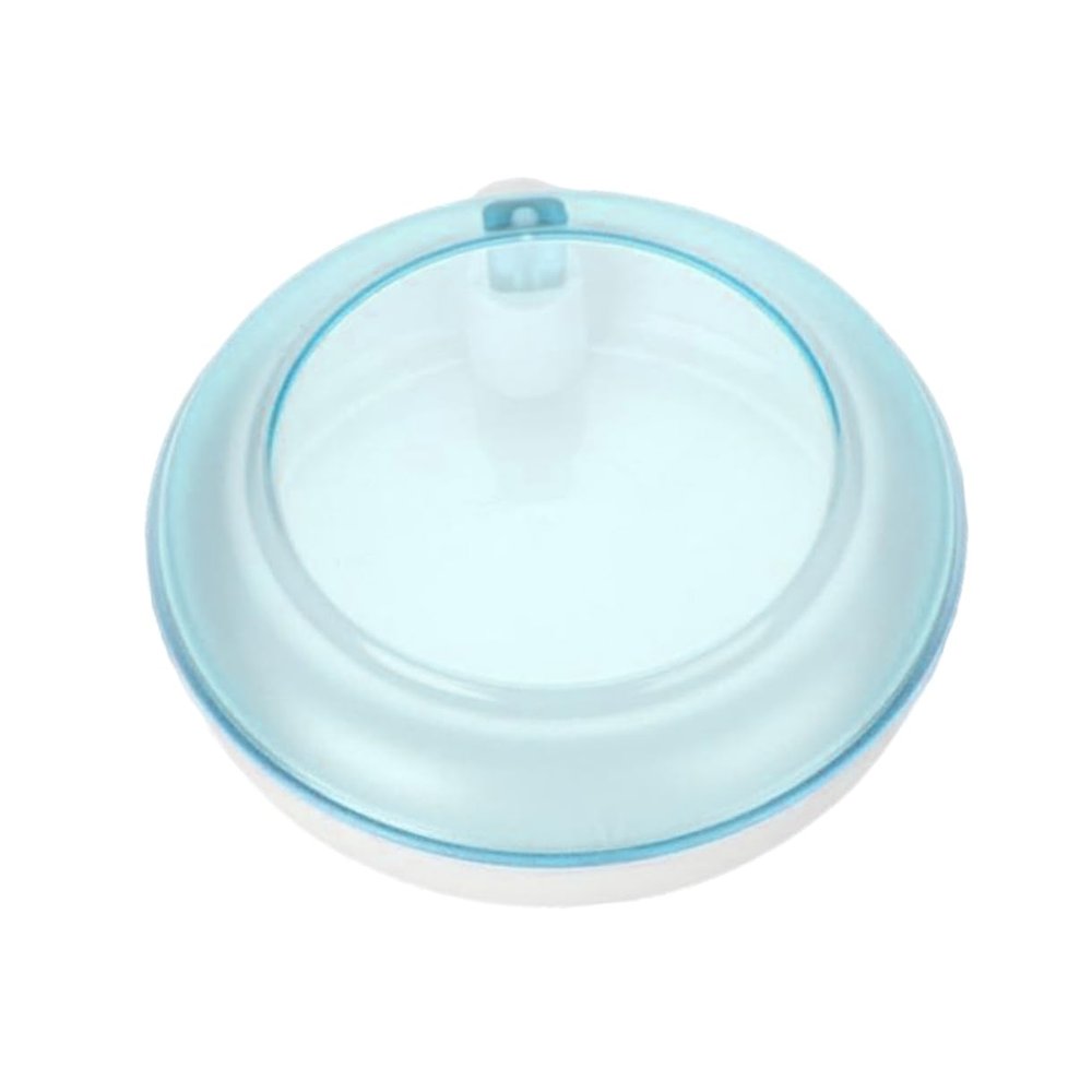 HAPINARY Small Denture Storage Box Rotating Lid Retainer Case for Mouth Guard Case